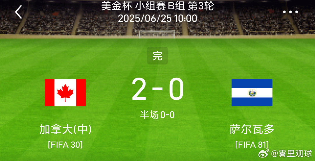 突发新闻（欧冠决赛）加拿大VS毛里求斯比分数据标准-独家稿件